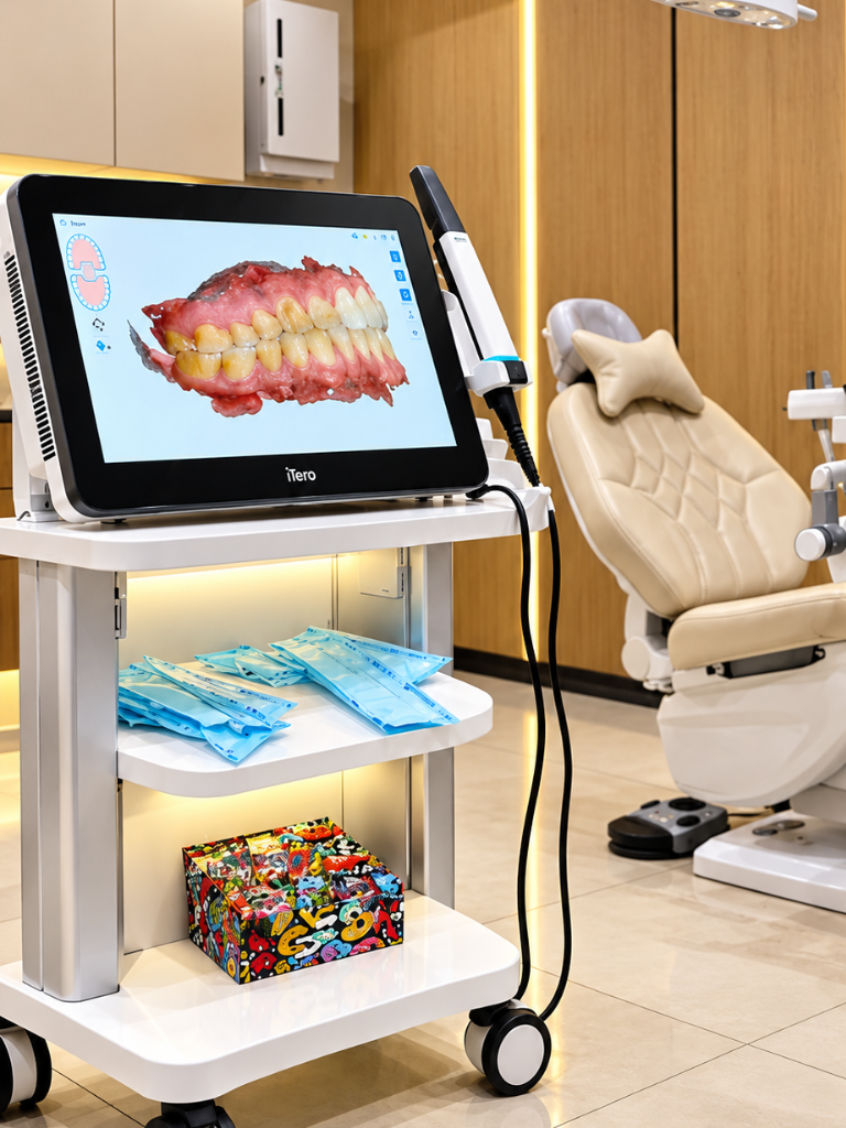 iTero Lumina 5D digital scanner - no impression trays at Nanda Dental