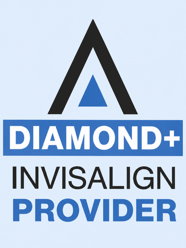 Diamond Invisalign Provider badge - Nanda Dental, highest volume practice