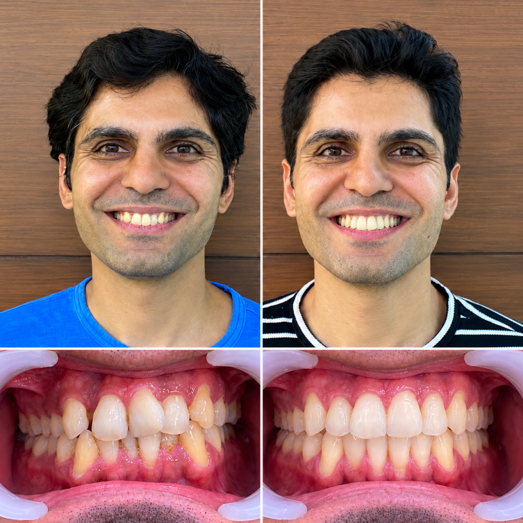 Orthodontic Smile Transformation Collage1